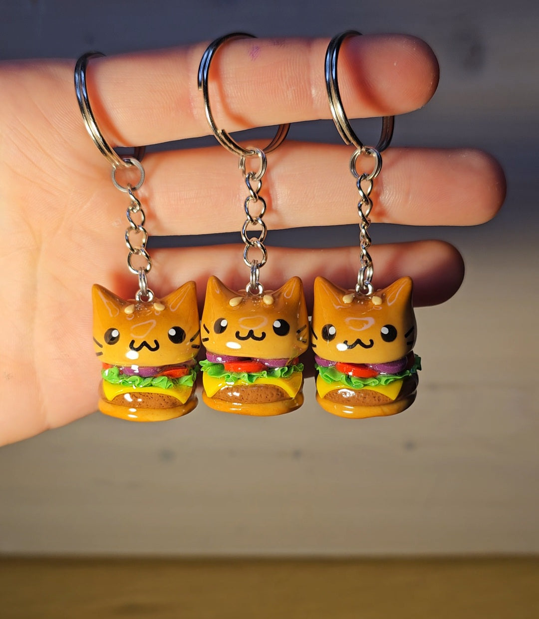 Kissa-hamppari Avaimenperä